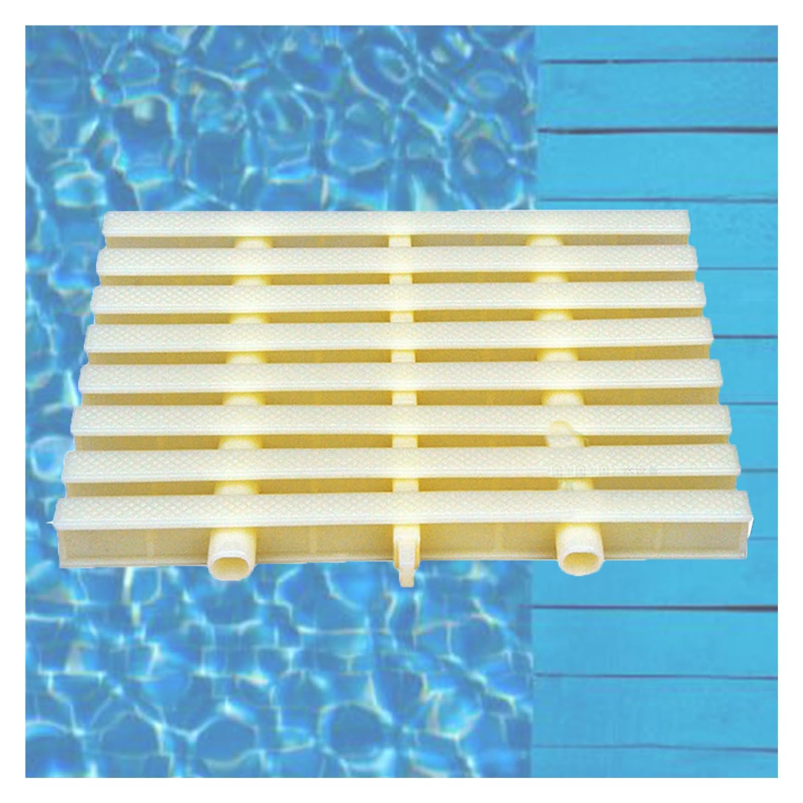 Grille de trop-plein contre accumulation eau piscine allée bande 20 cm lot 15