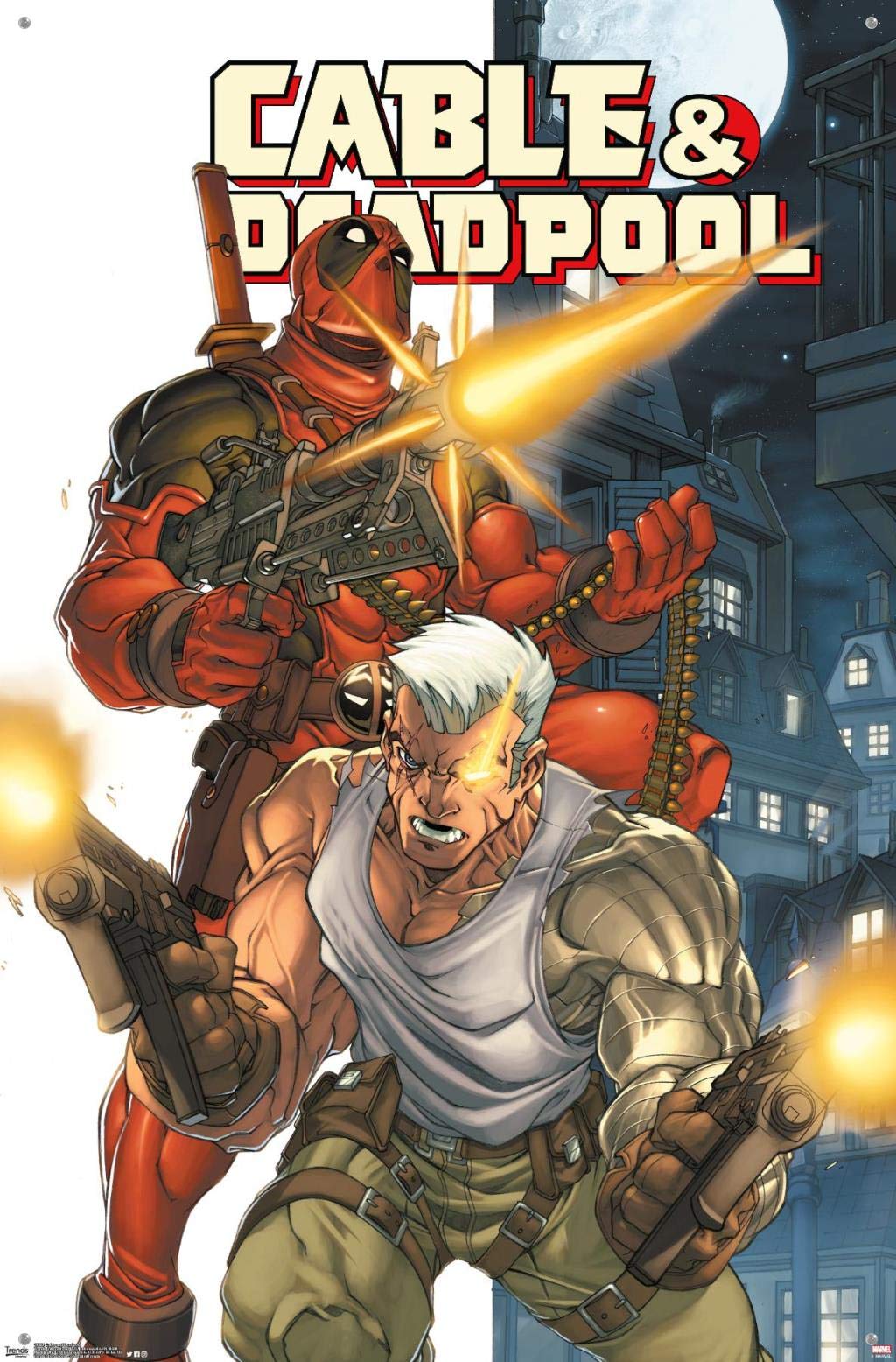 Amazon.co.jp: Marvel Comics デッドプールとケーブルウォールポスター