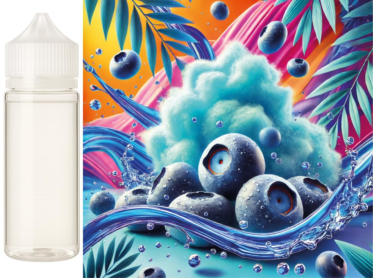 Blueberry Cotton Candy – jagoda wata cukrowa aromat koncentrat – Wegański – Sasami – 100ml