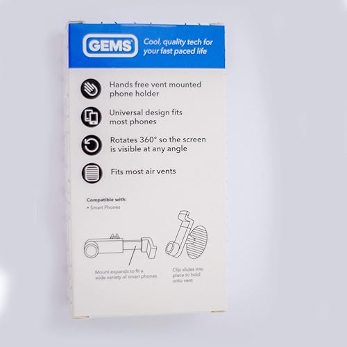 Miniatura 5 de Soporte universal para rejilla de ventilación de coche, compatible con iPhone, Samsung, Moto, Huawei, Nokia, LG, smartphones