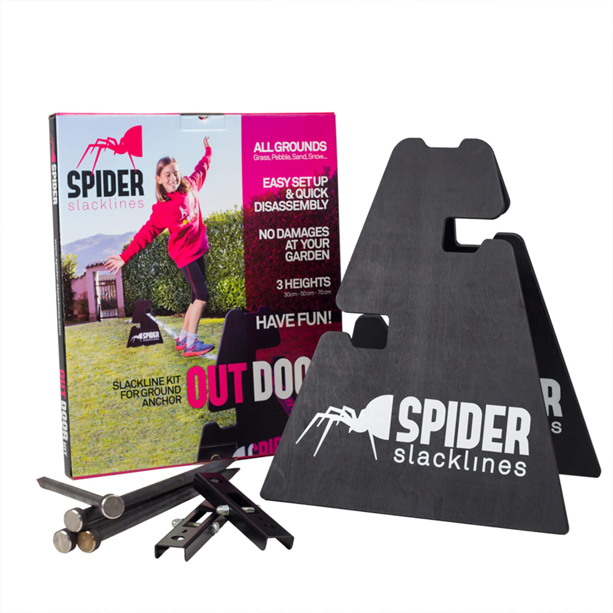 spider sos01 slackline kit