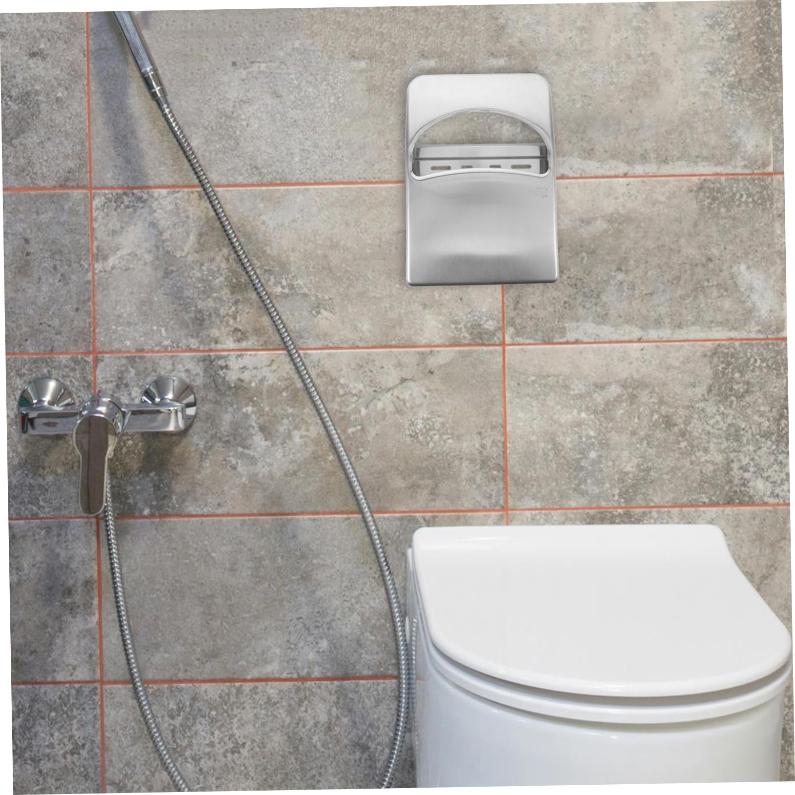 Distributore Copriwater Commerciale in Acciaio Inox Argento