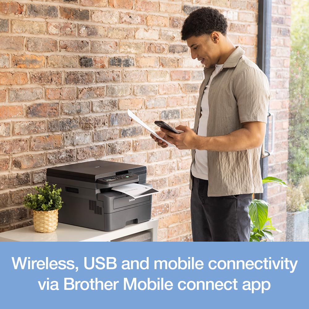 Brother DCP-L2620DW Laser A4 1200 x 1200 DPI 32 ppm Wi-Fi (DCP-L2620DW 3IN1 MONO LASER - PRINTER DARK GREY 30PPM 600X600)
