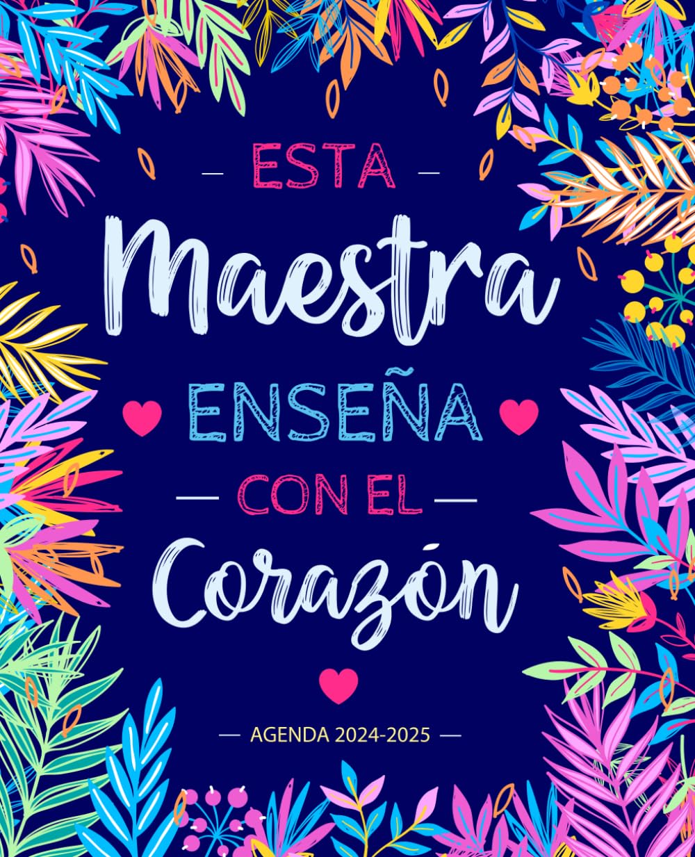 Agenda Maestra 2024 2025: regalo profesora infantil primaria | grande planificador semanal y mensual | una semana en dos páginas | agosto 2024 a Julio 2025 | cuaderno del profesor