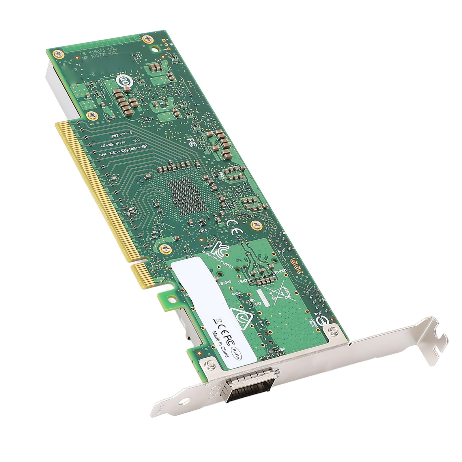 Adattatore di Rete a Porta Singola Prestazioni 100G Ad Alta velocità per i Server Trasferimento Dati Avanzato Connettività più