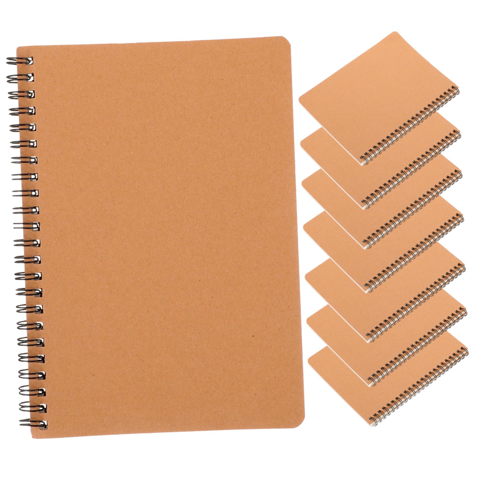 10pezzi Quaderno Spirale Pagine Bianche Copertina Rigida Blocco Note per Appunti Scrittura Quotidiana Disegni e Idee Adatto Studenti e Ufficio
