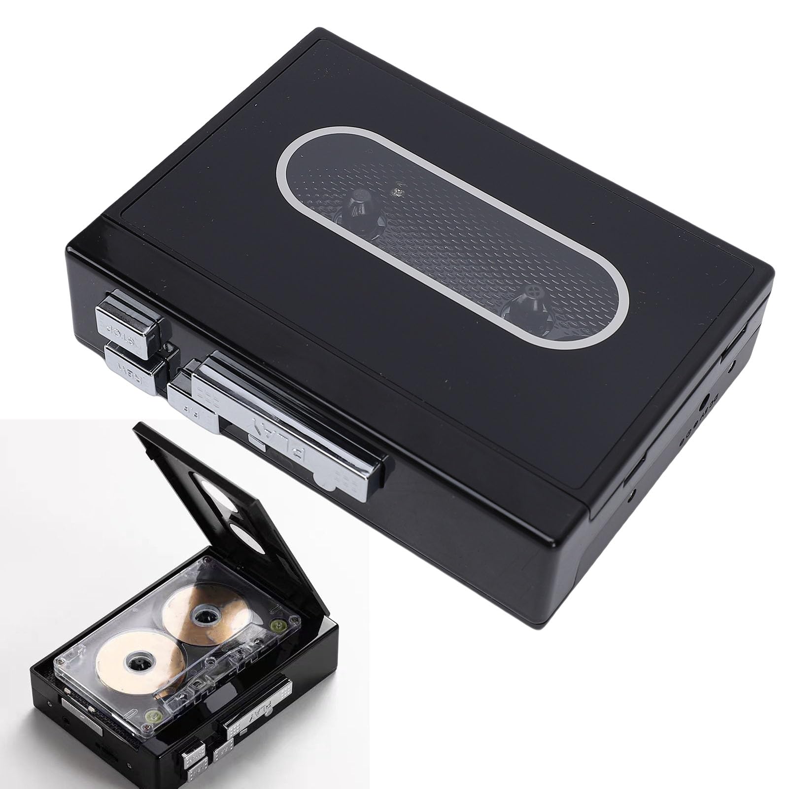 ASHATA Odtwarzacz Kaset Magnetofonowych z Konwerterem USB MP3, Dźwięk