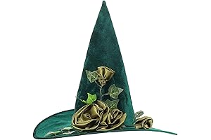 Green Deluxe Witch Hat: A Bewitching Accessory For Halloween Festivities