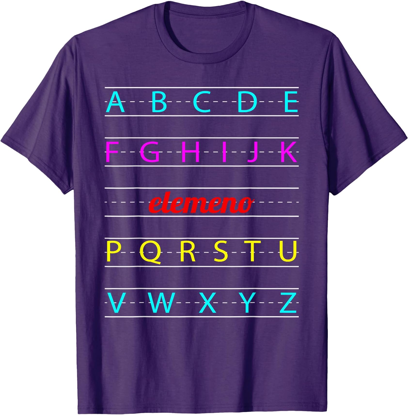 A B C D E F G H I J K Elemeno P Q R S T U V W X Y Z Gifts T-Shirt