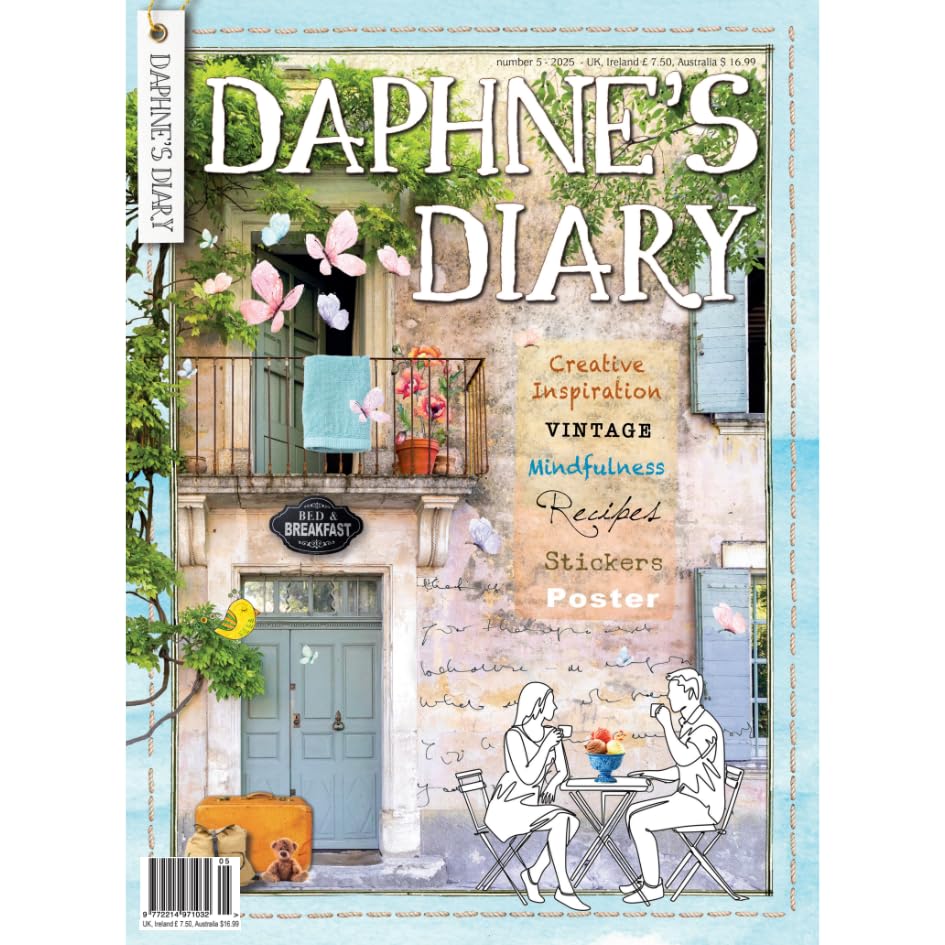 Daphne's Diary Magazine #5 2025 (English) | Creative Craft Workbook | Interactive Journal for Mindfulness, Painting, Art, Cooking, Travel & More | Packed with Creative Inspirations