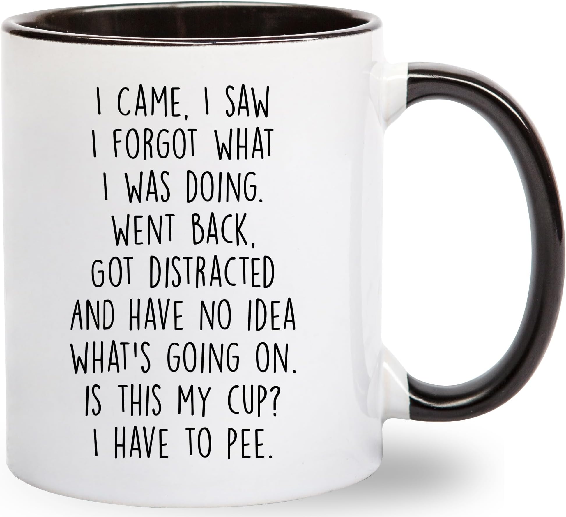 Gelid I Came I Saw I Forgot What I Was Doing Coffee Mug - Funny Senior Citizens Sarcastic Gifts Old People Elderly Mom Dad Grandma Grandpa - Presents Mothers Day Fathers Birthday - 11 oz Novelty Cup