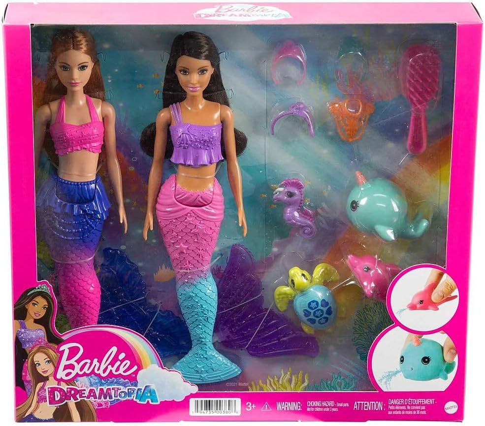 Mattel Barbie Dreamtopia Ocean Adventure Dolls and Accessories