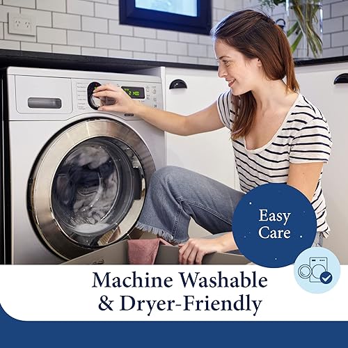 Miniatura 7 de Cosy House Collection Juego de edredón de lujo de rayón derivado de bambú de 3 piezas, colcha acolchada ultrasuave, puntada de tejido clásico,