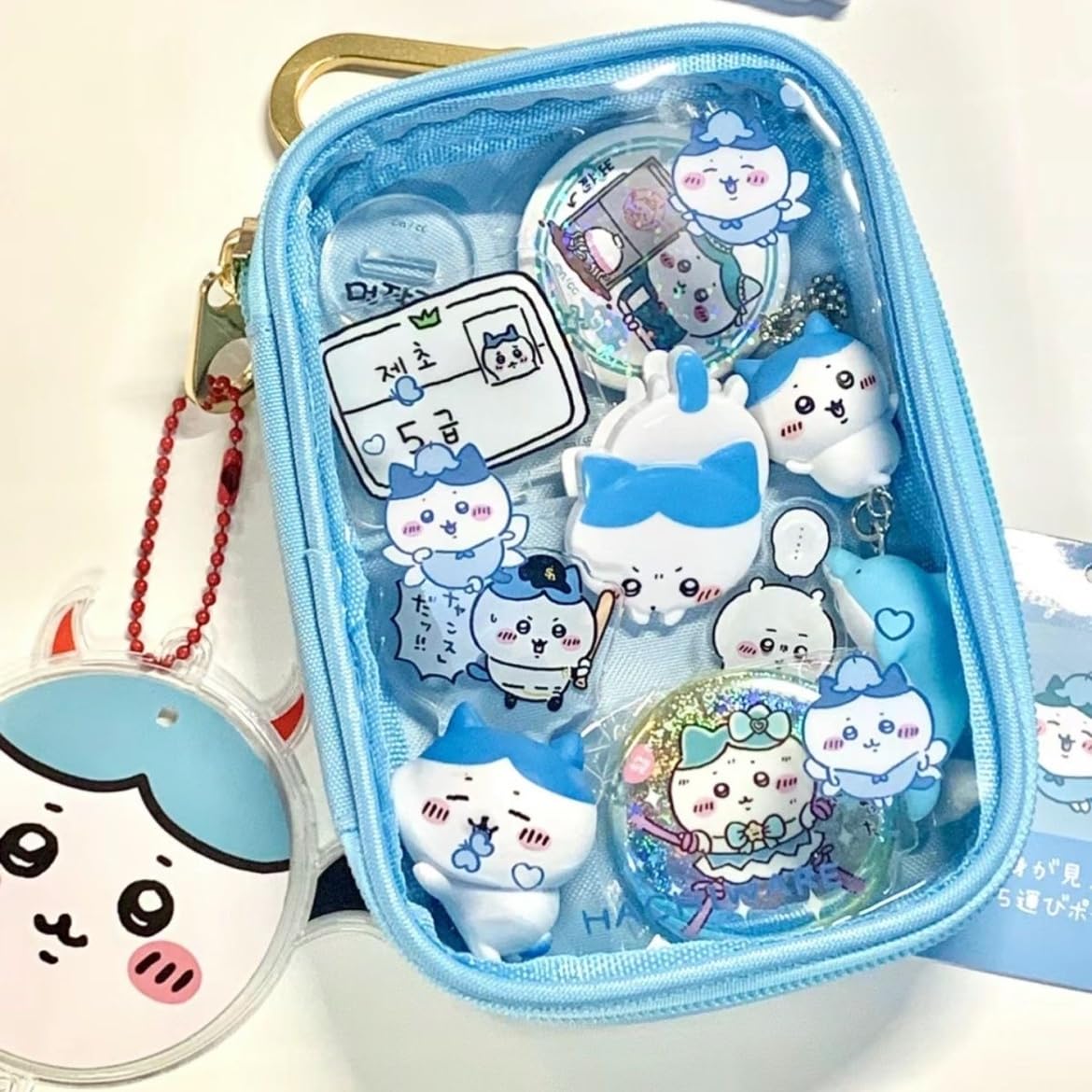 Amazon.co.jp: ちいかわ ハチワレ うさぎ ミニ ぬいポーチ 痛バ