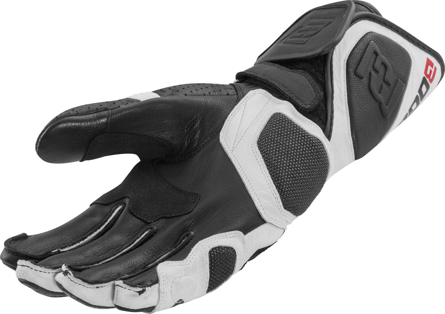 Bogotto Alton perforowane rękawice motocyklowe, czarny, S