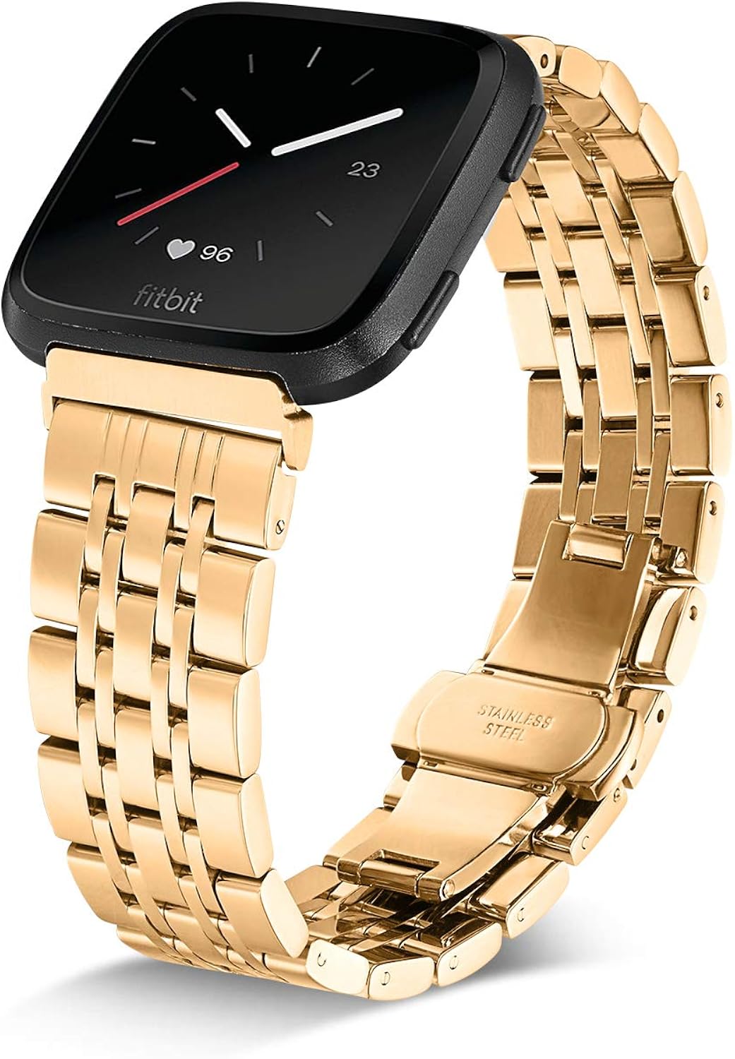 SHANGPULE Compatible with Versa/Versa 2/Versa Lite Metal Bands