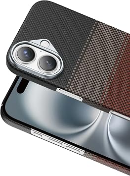 CONSTRAIN - iPhone 17 ile uyumlu Apple Kılıf Magsafe ile uyumlu Şarj Özellikli Ultra Slim Aramid Karbon Fiber Kevlar Kapak - Gün Işığı