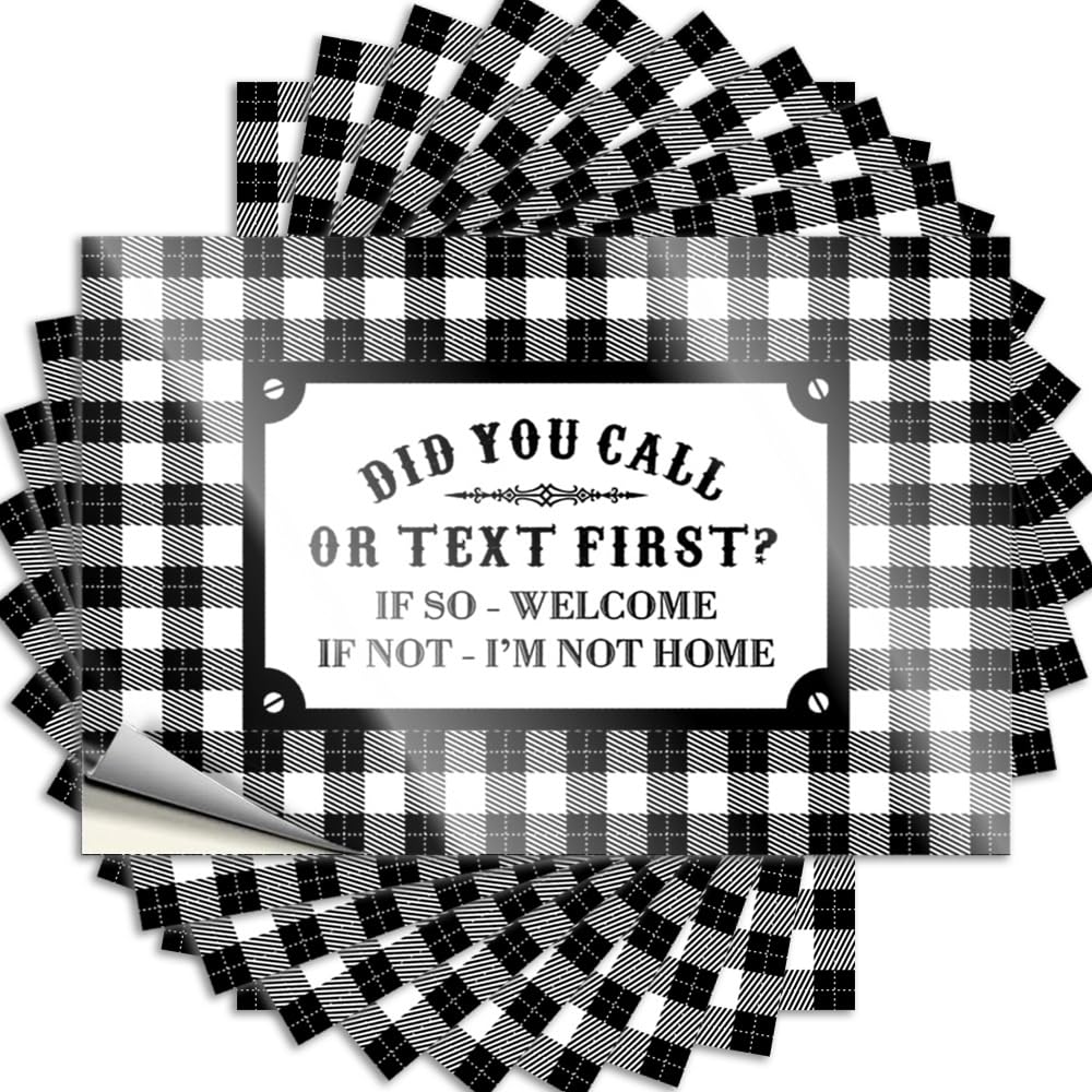 Did You Call Or Text First Cats Tattoos | Spring Porch Decor Waterproof Vinyl Water Fishing Removable Decal Peel Stick(12X18CM)