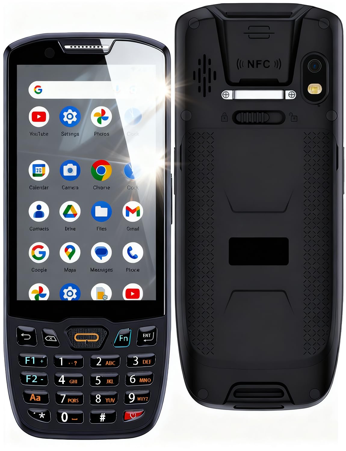 Scanner di codici a barre Android 13 4+64GB Scanner di codici a barre 1D/2D/QR incorporato, BT, WiFi Qualcomm Portalbe Scanner per l'inventario, Palmare Mobile Computer PDA per magazzino