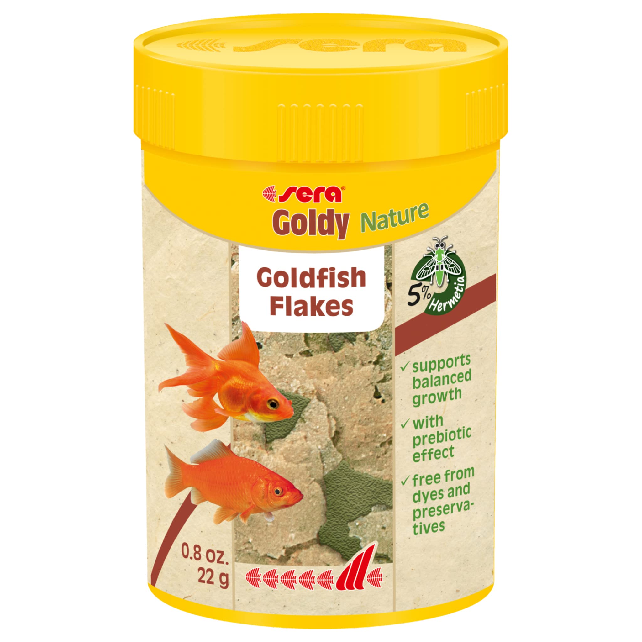 Sera Fish Food Goldy Nature Staple Food for Smaller Goldfish 100ml 22gm