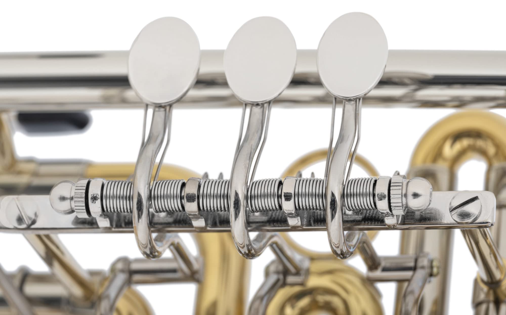 Classic Cantabile TR-43G Tromba da Concerto in Bb (ottone dorato, pistoni rotativi, trigger al 3° pistone, verniciatura trasparente, custodia rigida e bocchino inclusi)