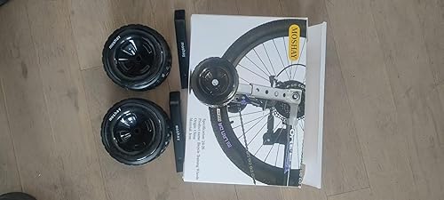 Miniatura 4 de MOSHAY Rueda de entrenamiento para hacer zoom en bicicleta para bicicletas variables de 16, 18, 20, 22, 24 pulgadas