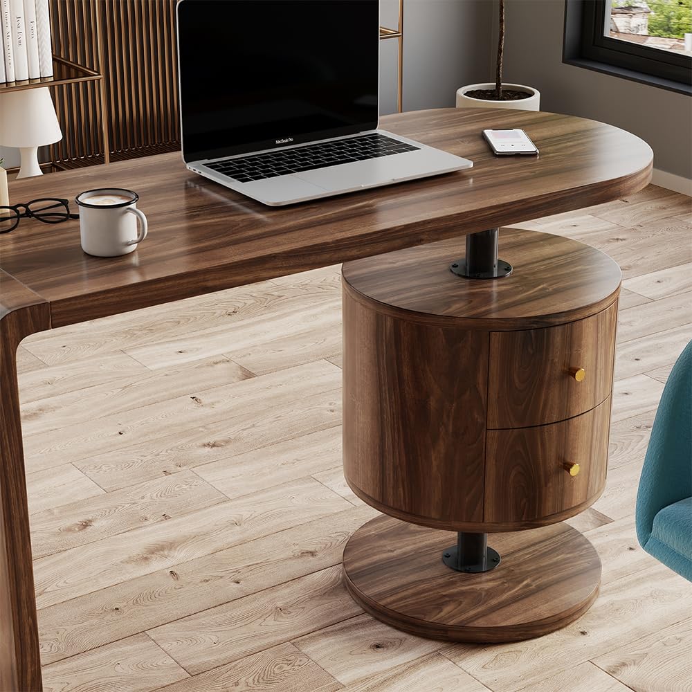Vicco Schreibtisch Lara, Eiche rustikal, 120 x 50 cm
