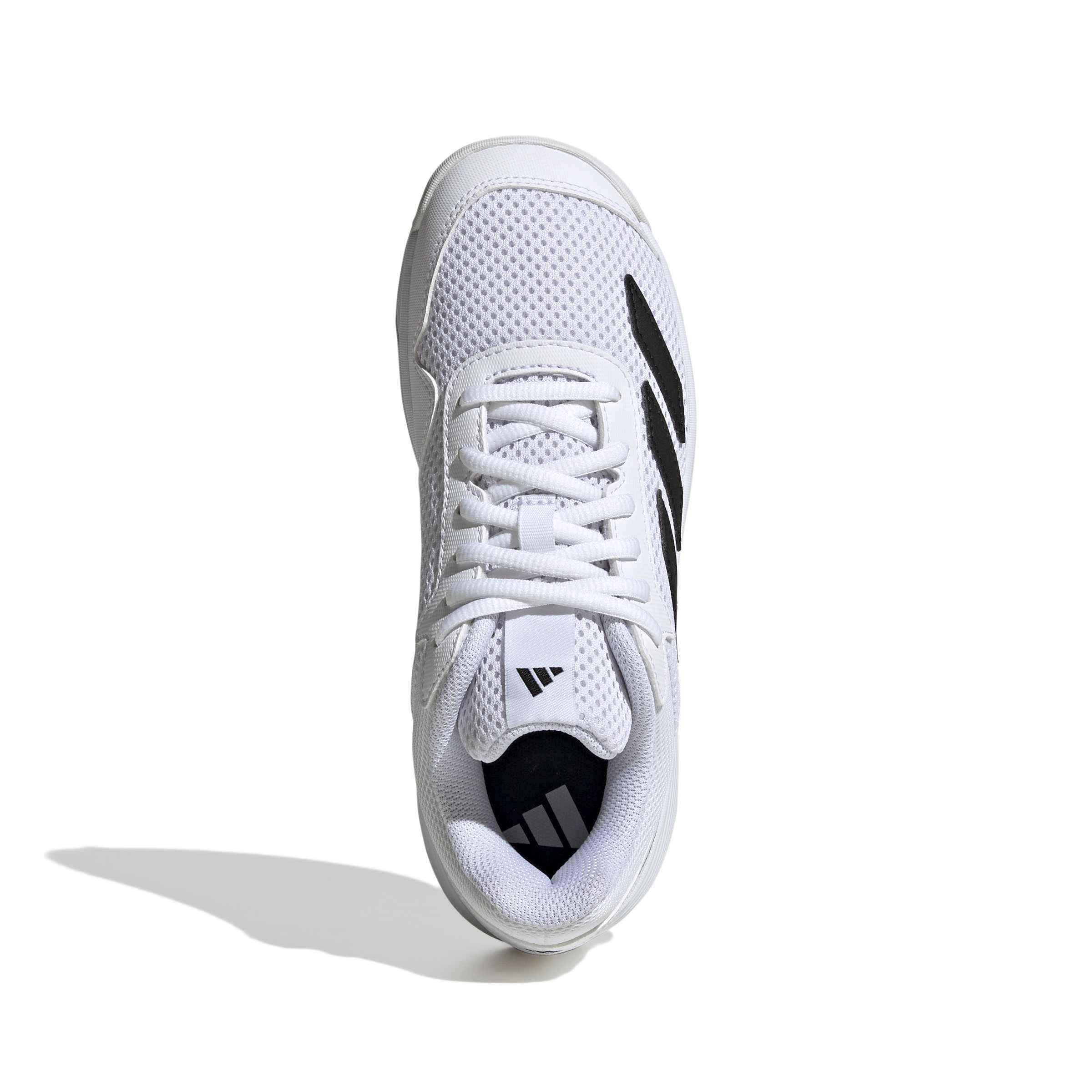 adidas Uniseks - dzieci Courtflash Kids Tennis Shoes, ftwr white/core black/ftwr white, 35 1/2 EU