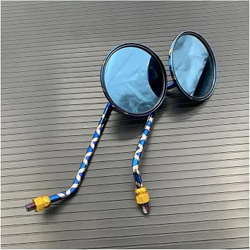 Universal 10mm Rearview Mirrors Motorcycle Motocross Scooter E-Bike Racing Motorbike Side Mirror Rear View Accessories