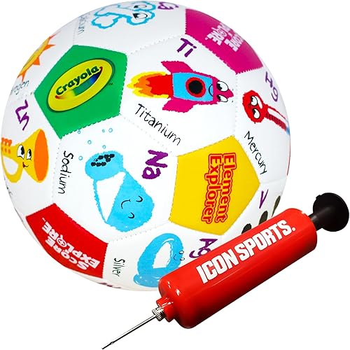 Miniatura 7 de Crayola Balón de fútbol oficial - Unisex Niños - CRAY302BL Zoo Animal Talla 5