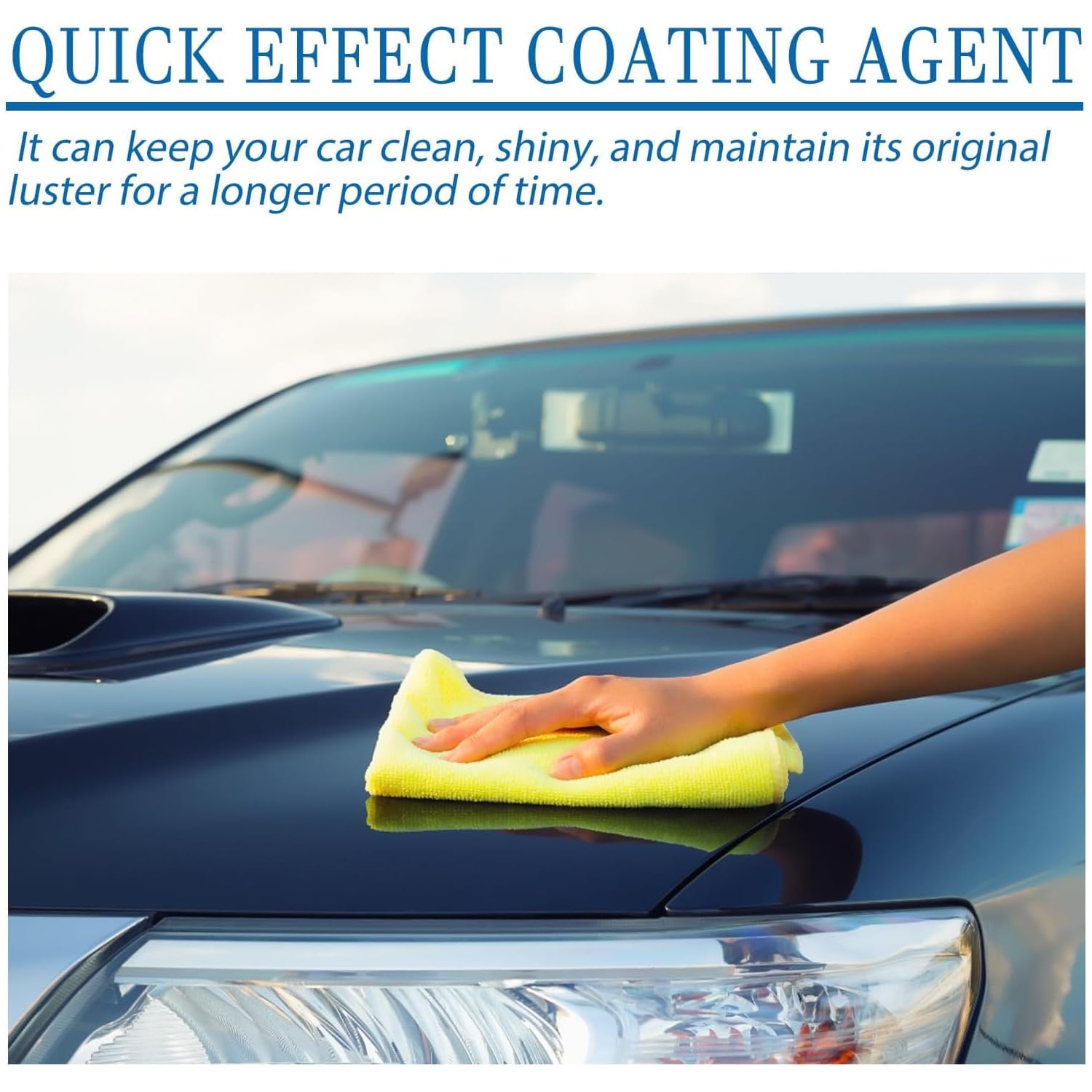 2 Pcs Advanced Car Quick-Acting Coating Agent Spray, 2026 New 3 in 1 High Protection Quick Effect Coating Agent, Ceramic Coating Spray,Multifunctional Coating Renewal Agent for Cars - 3