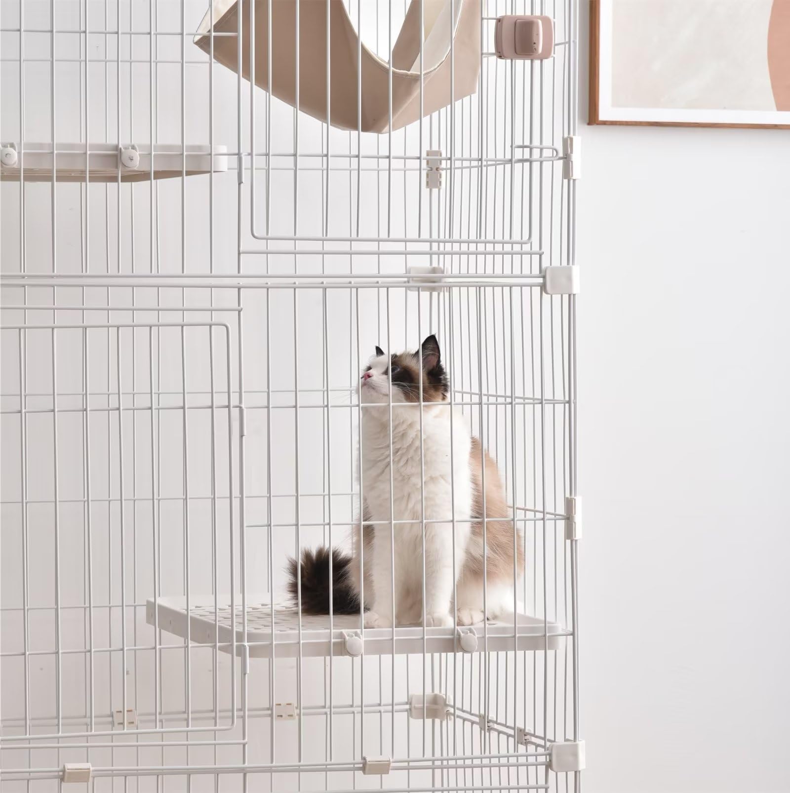 Amazon.co.jp: 猫 ケージ キャットケージ 幅86*奥行61*高さ174cm 3段