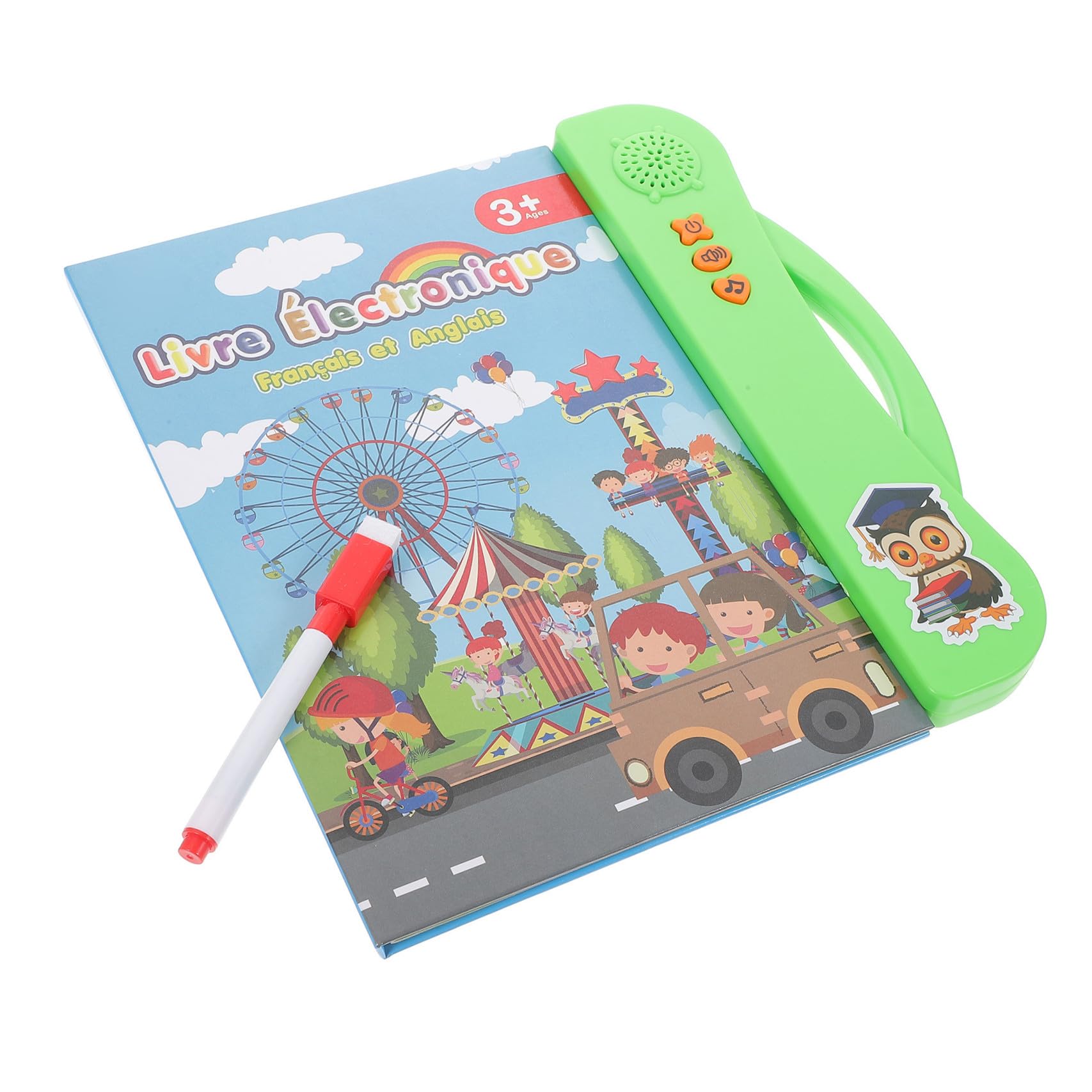 Libro Electrónico Sonido Francés E Inglés para Niños
