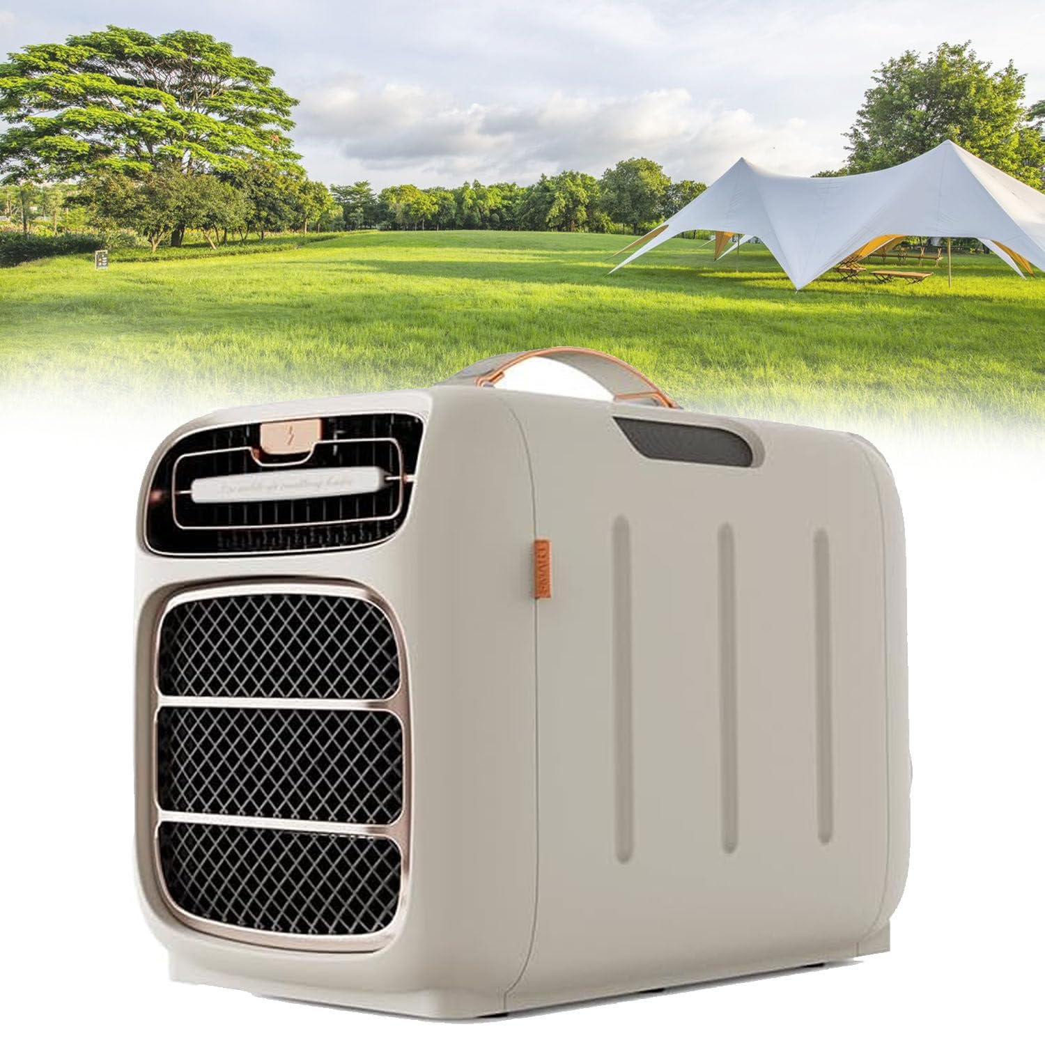 SKIHOT Portable Air Conditioner fCar,Tent Cooling System Camping Unit,Fast Refrigeration No Window Needed,Dehumidifier Mode Quiet for Bedroom Office Travel Camping Heating&cooling+audiosystem
