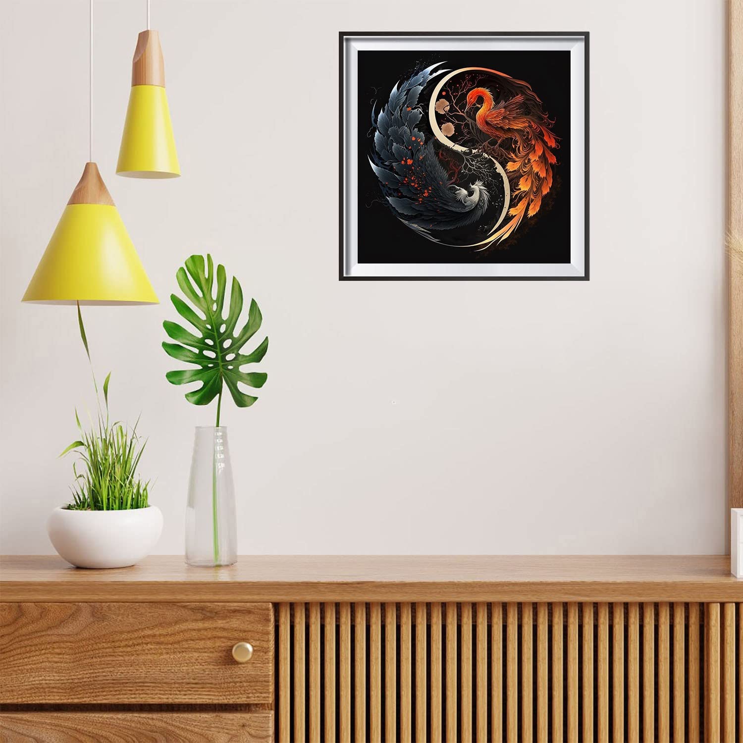 DIY Kits De Peinture Diamant De Poisson Fonds Marins 5D Peinture Diamant Kit 20*30CM Diamant