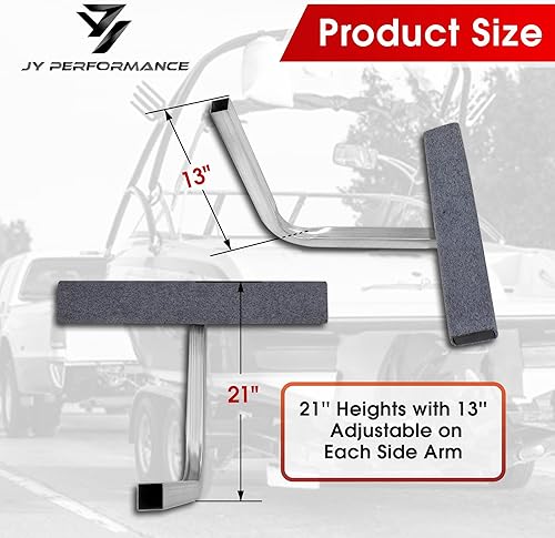 Miniatura 4 de JY PERFORMANCE Guía de literas de alfombra corta de 2 pies a bordo para remolques