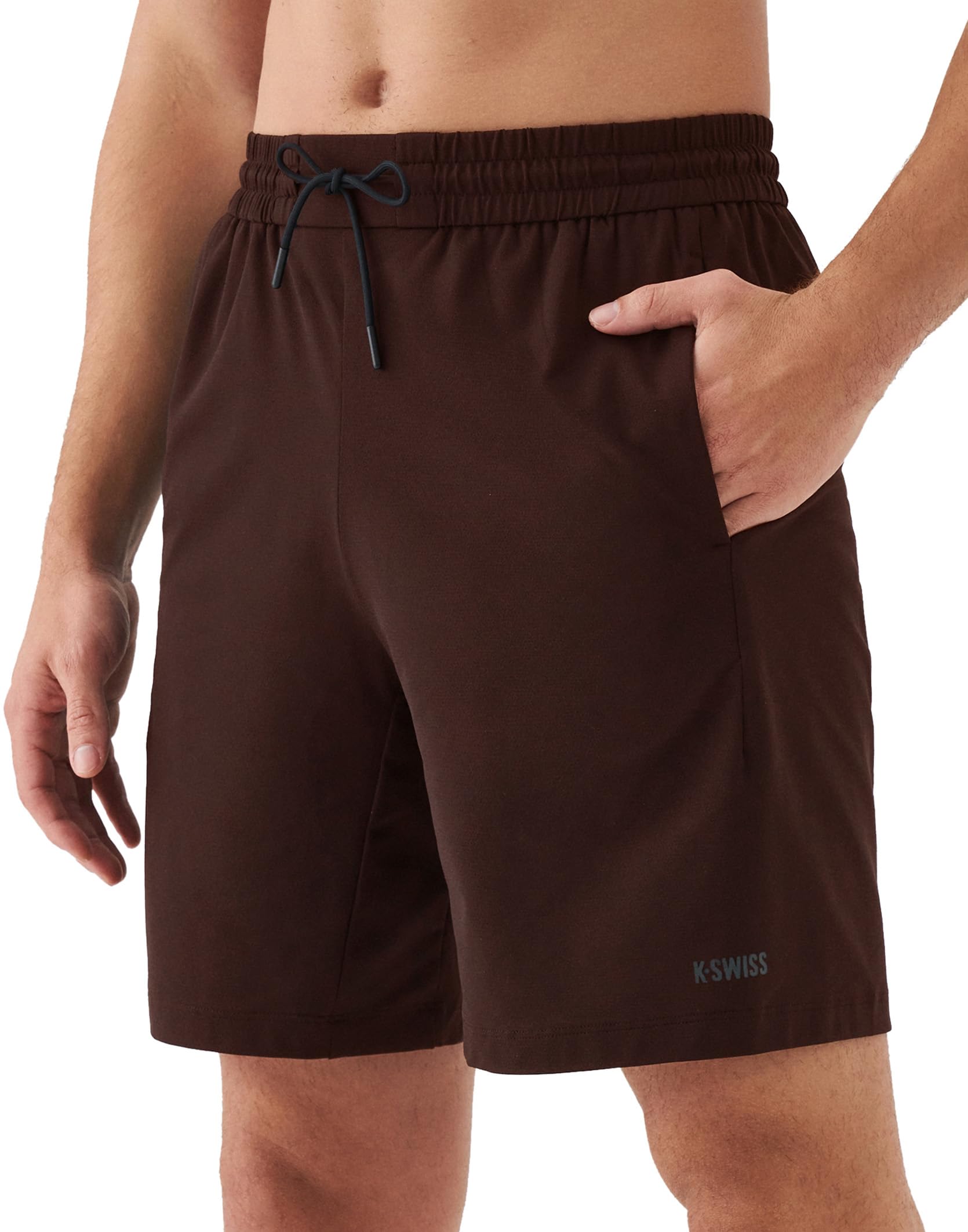 K-Swiss Mens Athletic Running Shorts - Lightweight Breathable Workout Shorts Sports Gym Basketball 7