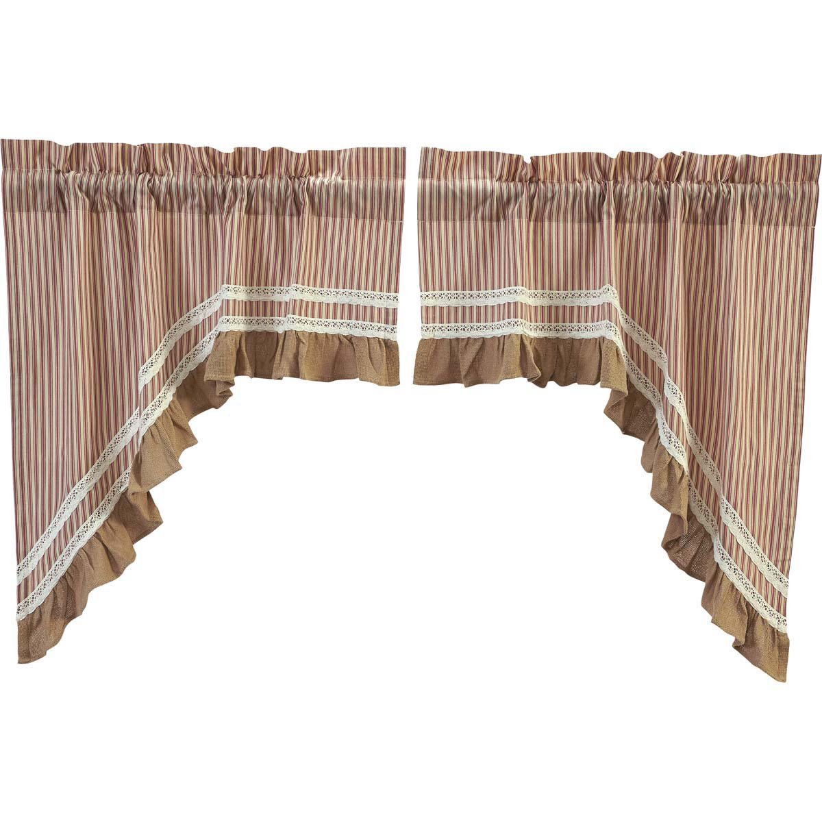 Primitive Country Lace Curtains Curtains & Drapes