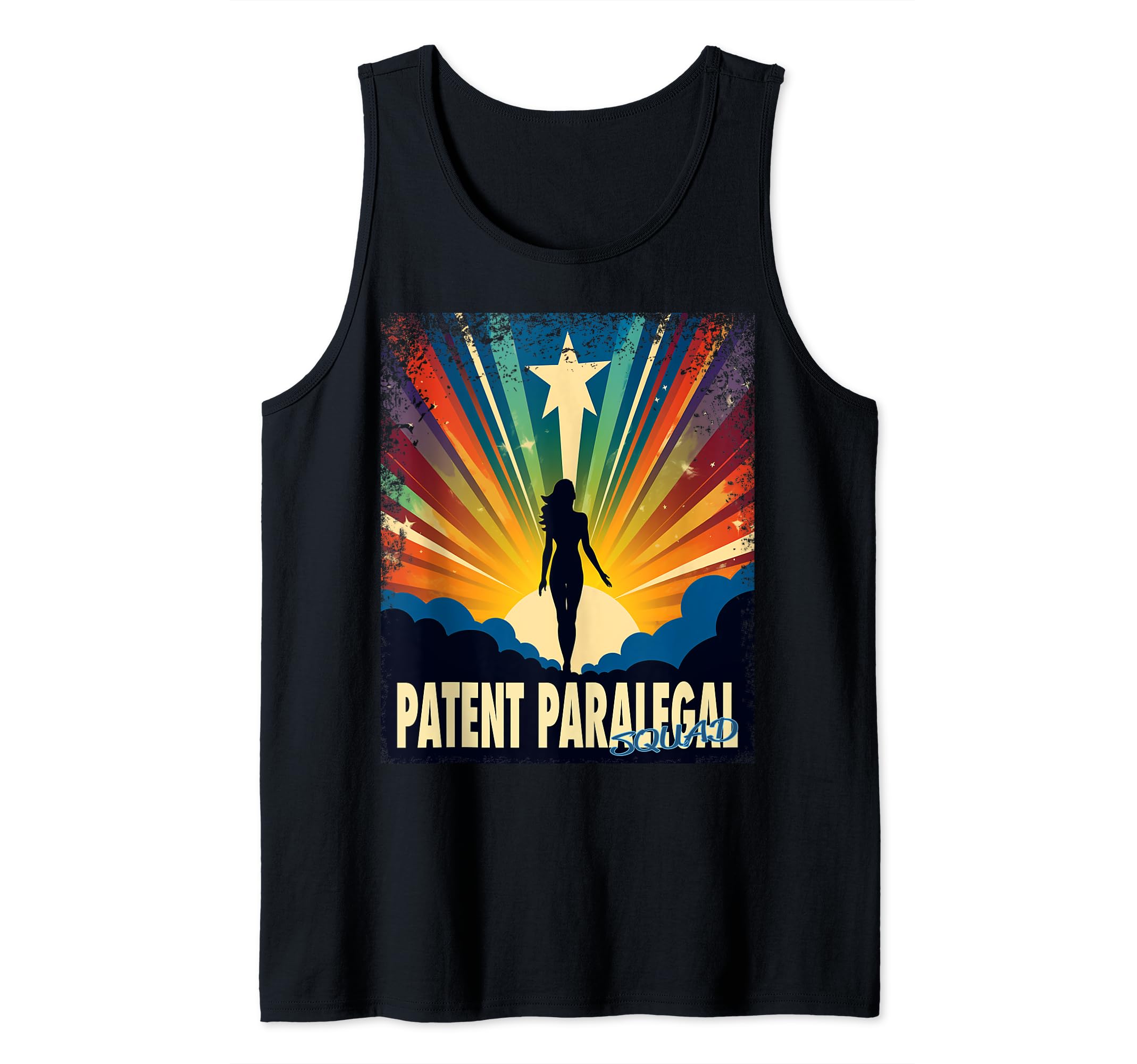 PATENT PARALEGAL GiftsPatent Paralegal Funny Female Hero Job Women Tank Top