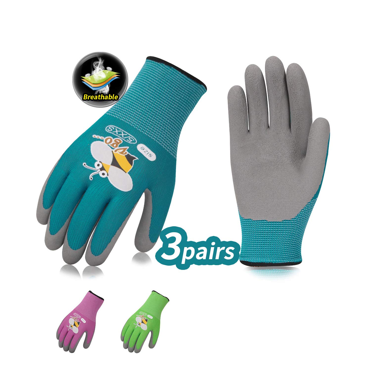 guanti in vinile per bambini