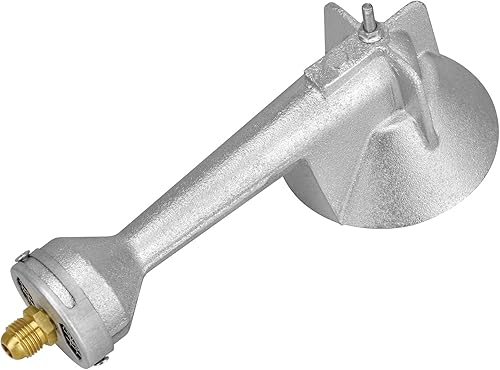 Miniatura 5 de onlyfire Reemplazo de quemador de propano de hierro fundido de alta presión para marcos redondos de cocina Bayou Classic - con orificio de montaje