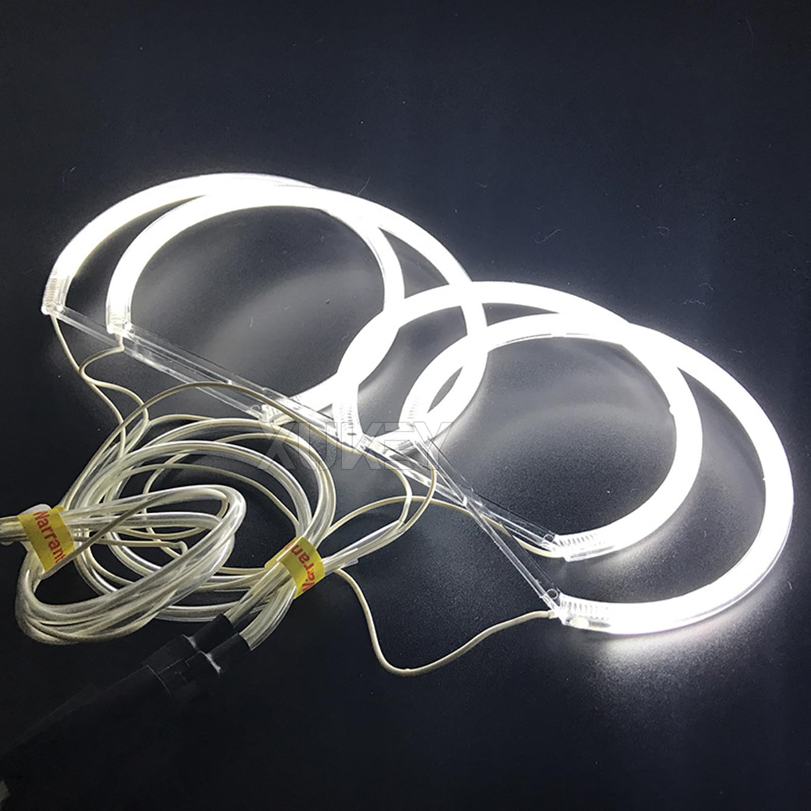 AUTOXBERT Angel Eyes Halo-Ring-Set für BMW E46 E36 E38 E39, 12V 6000K Hohe Helligkeit Weißes Licht