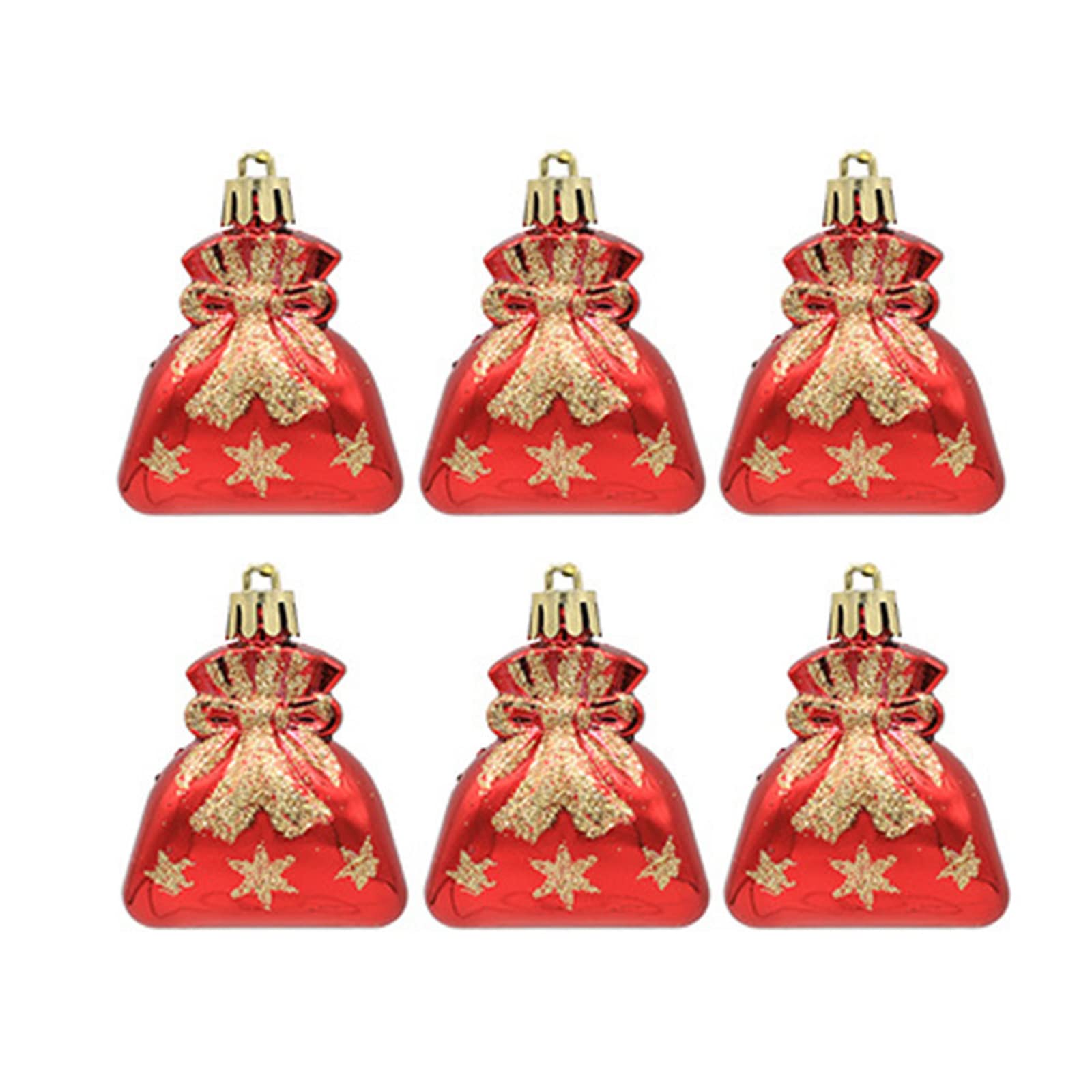 Buxuaaaa Bag Pendant Artificial Colorful Painted Decor Supplies for Children Birthday Party Wedding Backdrop Christmas Pendant for Tree