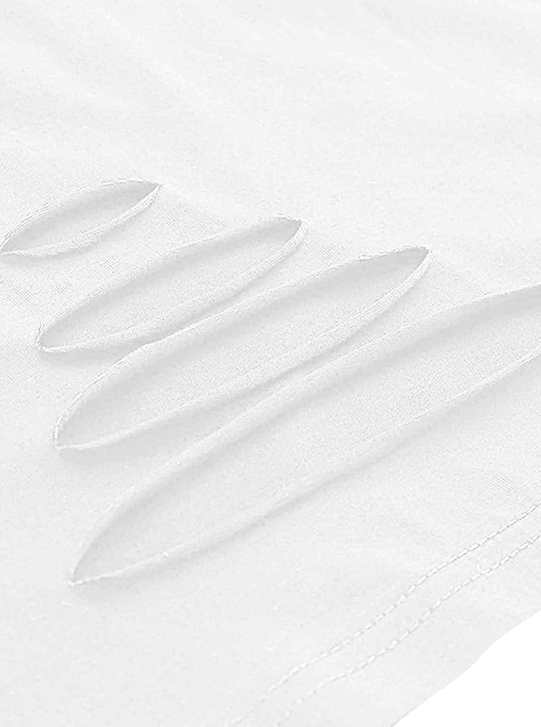 Remidoo Women's Off The Shoulder Graphic Crop Top Tee Half Sleeve Loose Fit T Shirt - Image 4