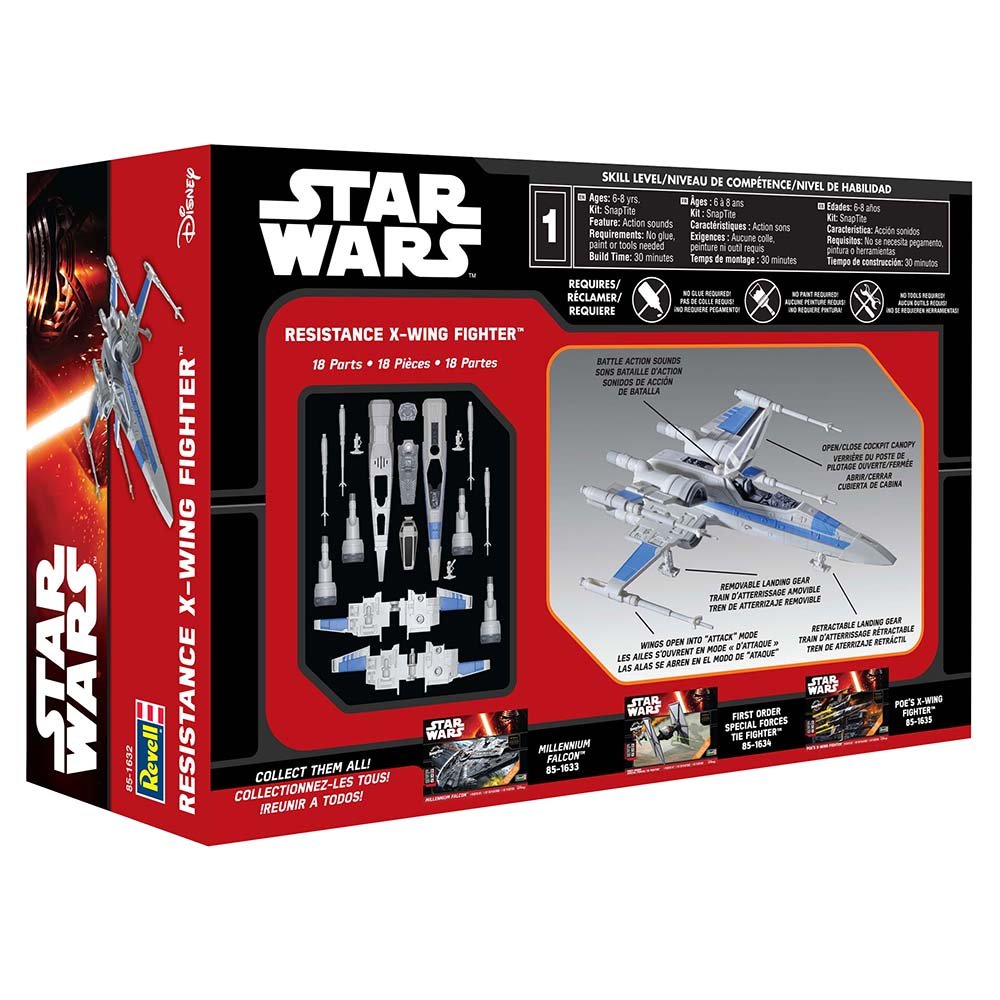 Revell Snaptite レジスタンスAウィングファイター Revell® SnapTite® Build & Play™ Star Wars™ Episode 7 Resistance X