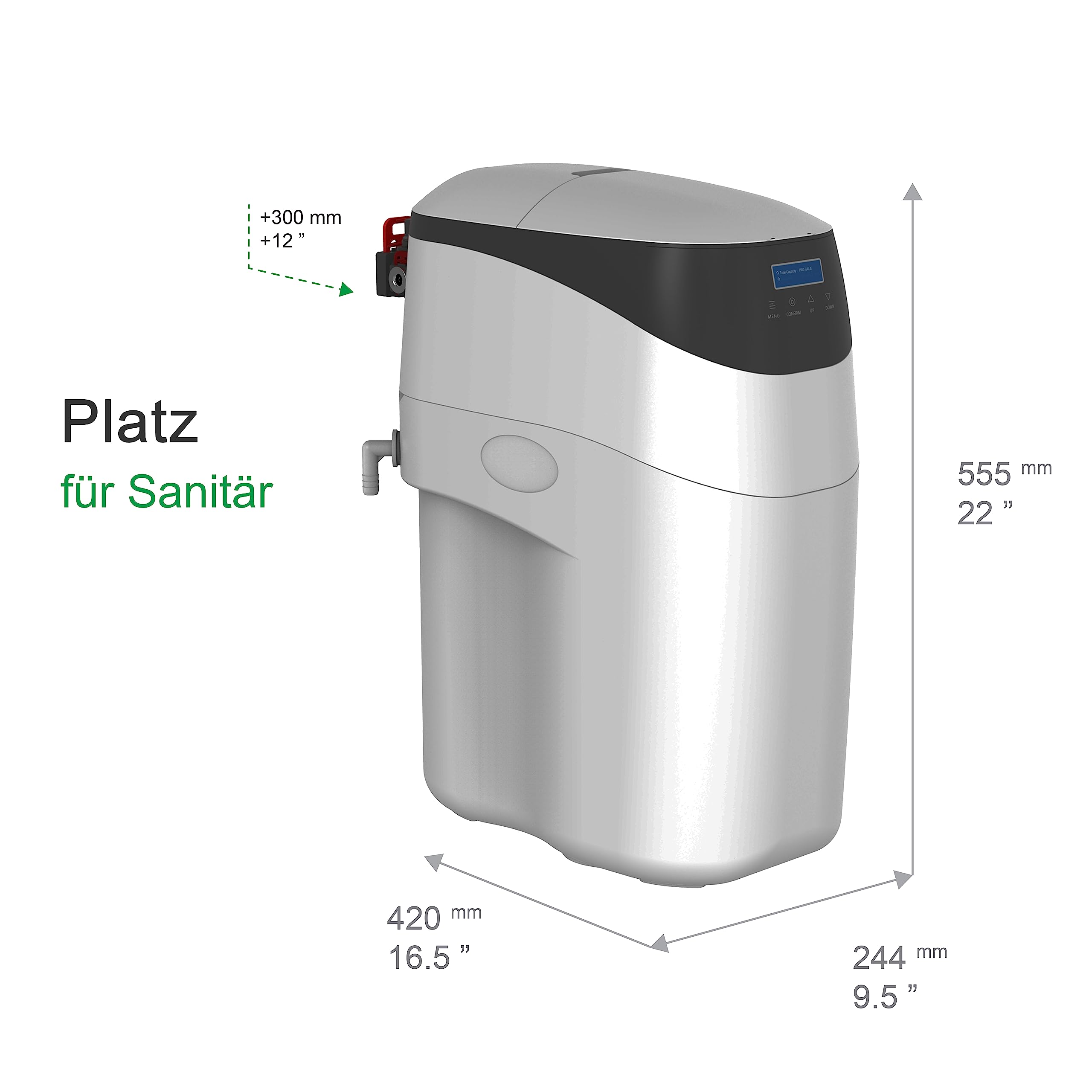 Water2Buy EASY Modell Z Wasserenthärter | W2BMZ Premium-Wasserenthärter der nächsten Generation