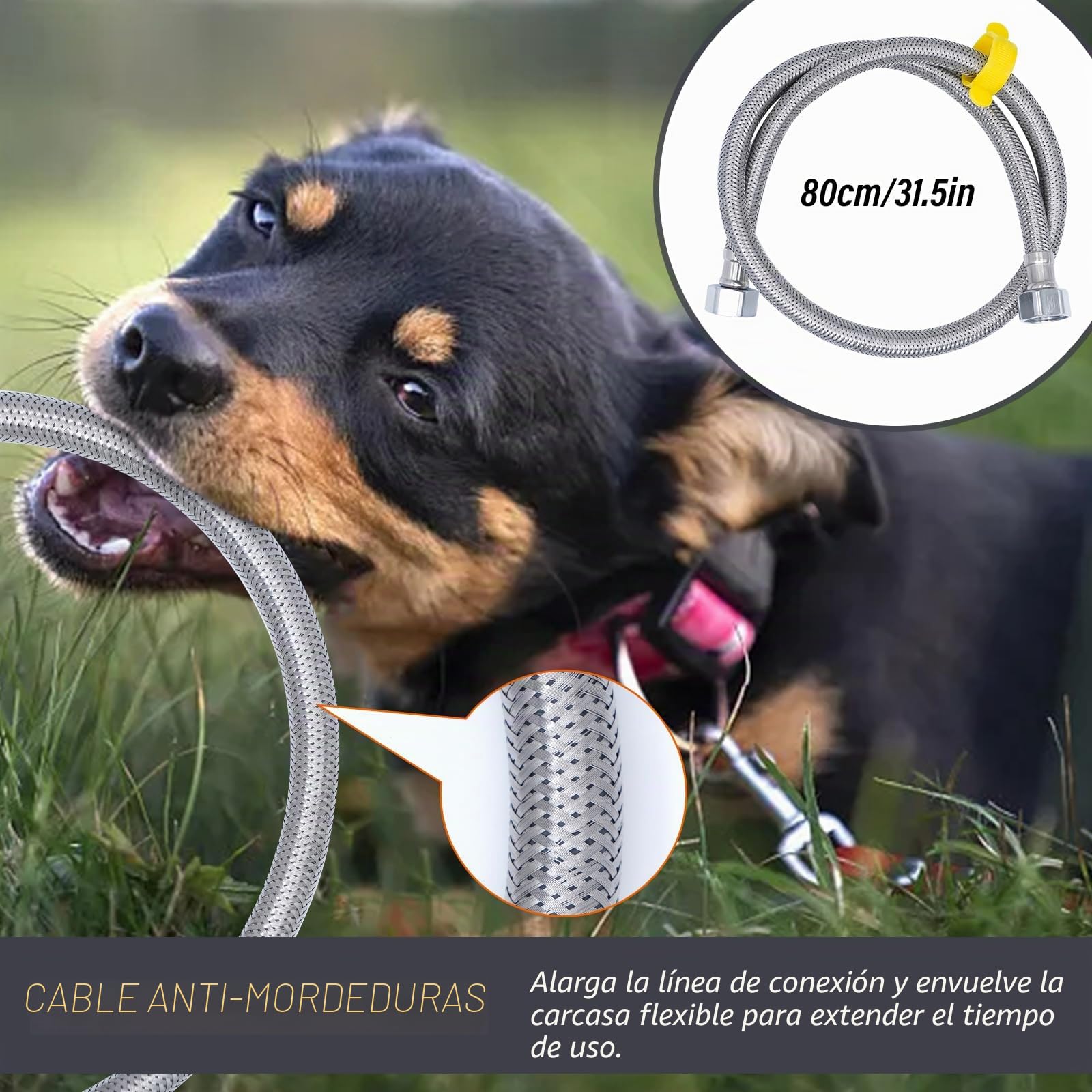 Bebedero Automático de Acero Inoxidable Fundido Con Válvula de Flotador de 1/2 Pulgadas de Latón Para Caballos, Ganado, Perros y Gallinas