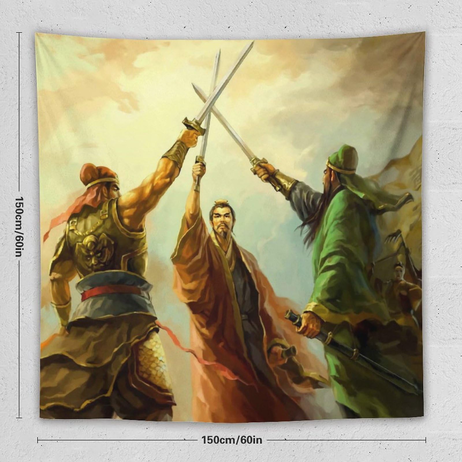 Amazon.co.jp: タペストリー おしゃれ 大三国志 かっこいい