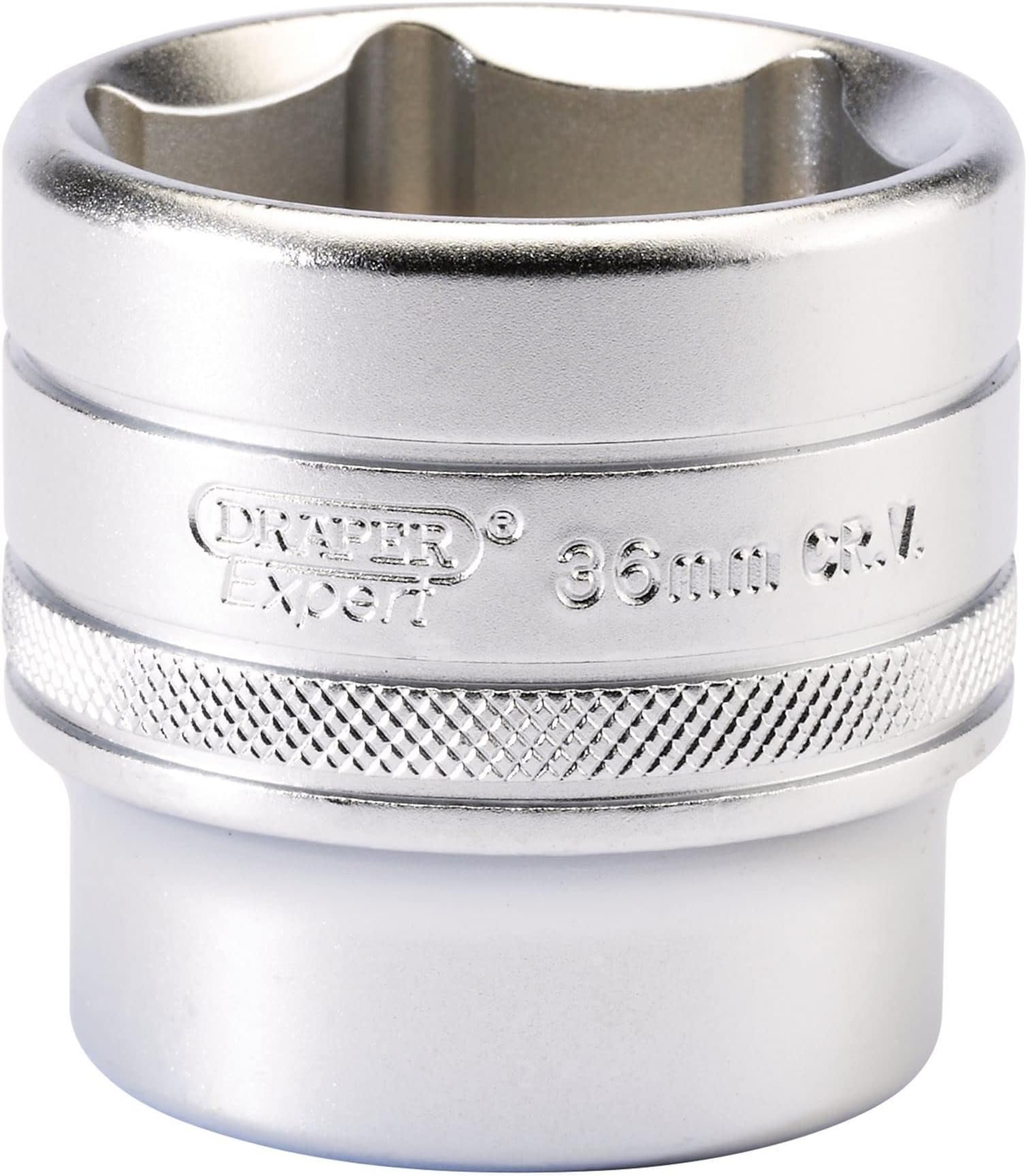 Draper 16623 1/2" Square Drive 6 Point Socket, 36mm Size