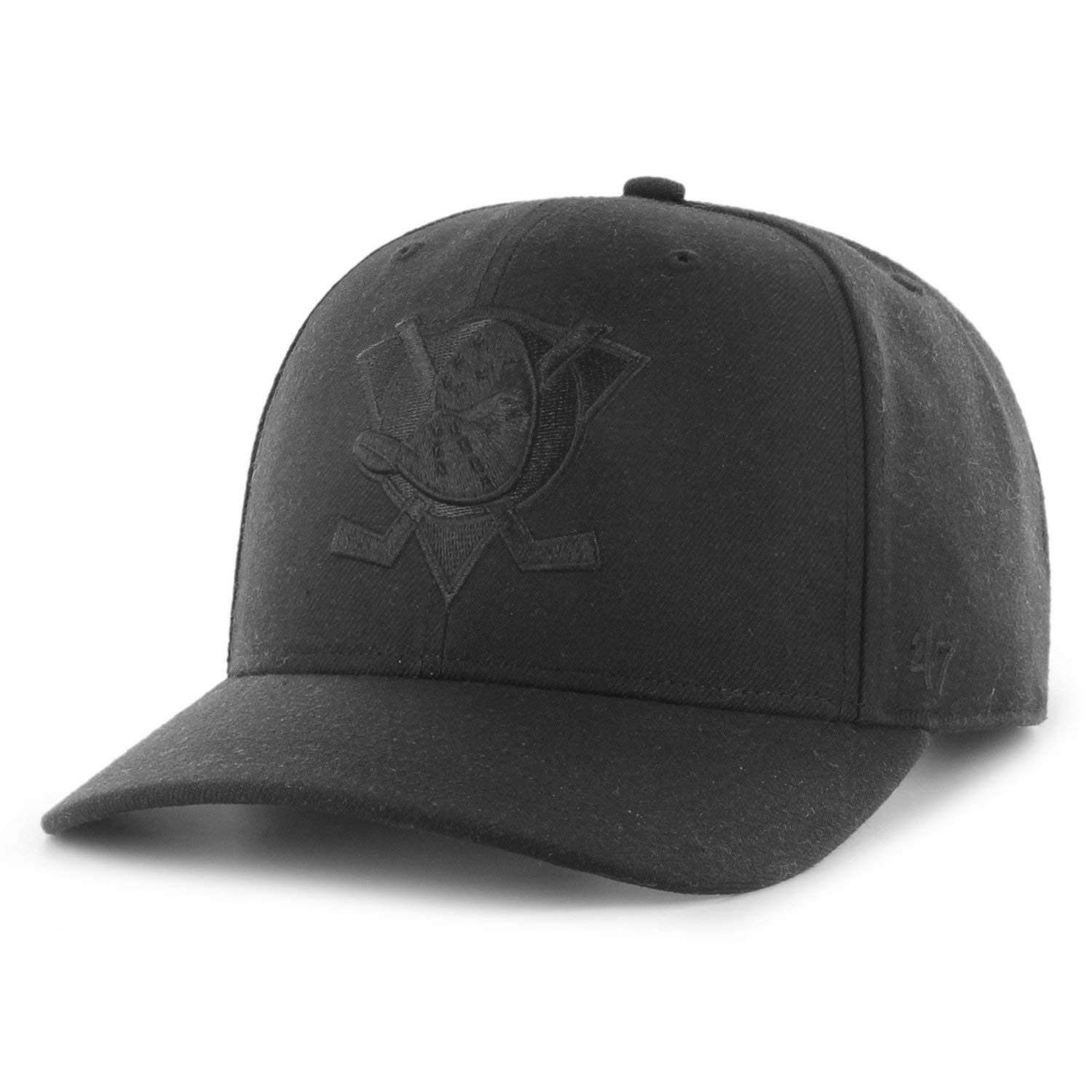 47 Brand Low Profile Snapback Cap - Zone Anaheim Ducks Black